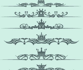 Vektor Dekorasi Mahkota Kerajaan 3