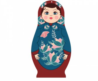 russian doll icon elegant classical decor