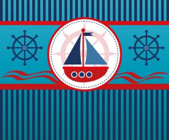 Sailboat Background Vector