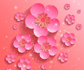 Сакура цветочный фон