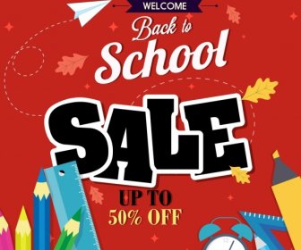 Sale Banner Learning Tool Icon Back To School