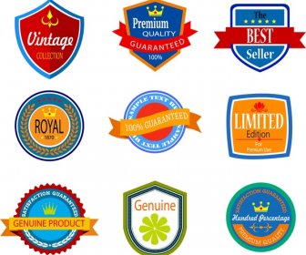 Emblemas De Promoção De Vendas Com O Estilo De Design Retro