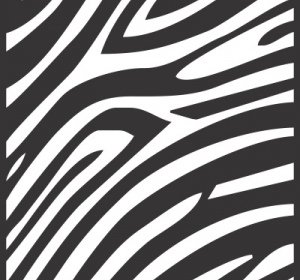 Mulus Kulit Zebra Pola Vektor Bebas