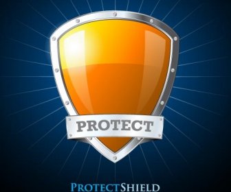 Segurança Proteger Vetor De Plano De Fundo Do Escudo