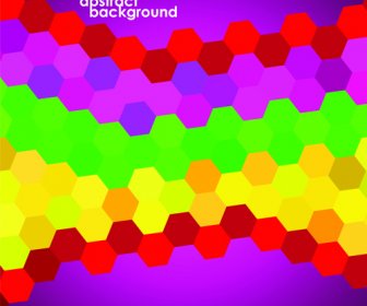 Set Of Abstract Colorful Geometric Background
