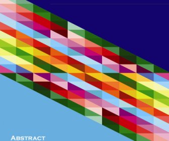Renkli Geometrik Arka Plan Kümesi