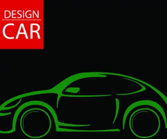 車デザイン要素ベクトル グラフィックのセット