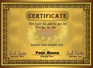 Set Of Certificate And Diploma Vector Templates
