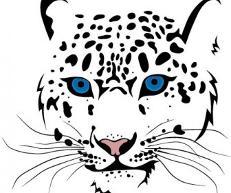Zestaw Cheetah Wektor Obraz Sztuki