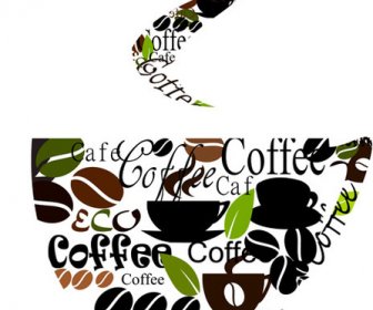Set Of Creative Coffee Design Elements Vector 3