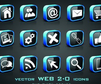 Reihe Von Verschiedenen Web-Icons Vektor