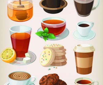 Set Of Food Icons Vectors