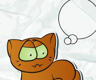 набор Забавный мультфильм животных облака говорить дизайн вектор
