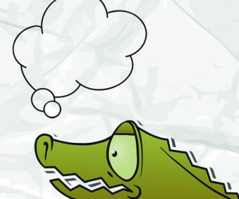набор Забавный мультфильм животных облака говорить дизайн вектор