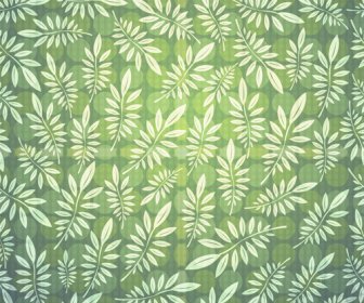 Set Of Seamless Leaves Pattern Vector