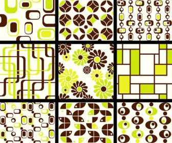 Set Of Seamless Pattern Free Vector