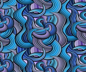 Set Of Snake Texture Pattern Vector
