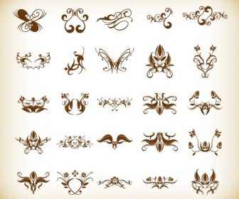 Set Of Vector Graphic Elements For Design