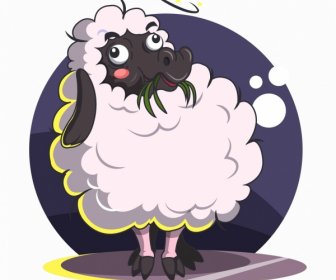 Croquis De Dessin Animé Mignon De Mouton Animal Avatar