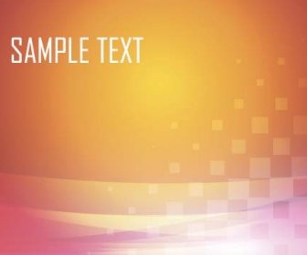 Shining Orange Abstract Background Vector
