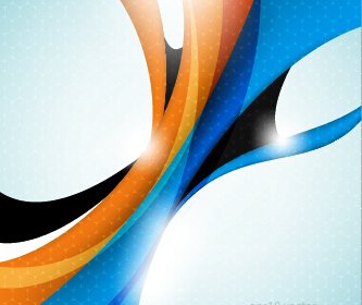 Shiny Abstract Wave Background Graphics Vector