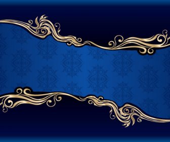 Negro Brillante Y Azul Vector Backgrounds