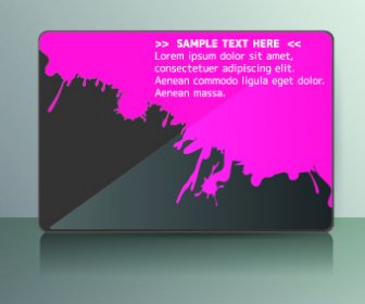 光沢のある色のカードのデザインのベクトル