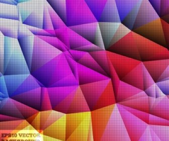 Formas De Colorido Brilhantes Fundo Vector