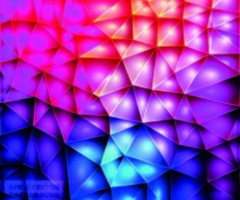 Shiny Colorful Shapes Background Vector