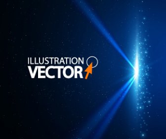 Refletor Brilhante Fundo Ilustração Vector