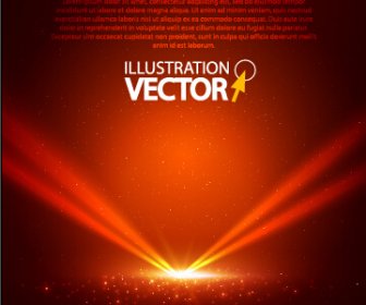 Refletor Brilhante Fundo Ilustração Vector