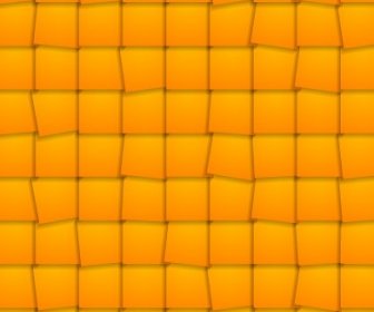 Glänzende Gelbe Quadrate Muster Vektorgrafik