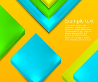 Glänzende 3D-Formen Geometrie Hintergrund Vektor