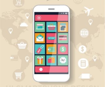 Shopping Applicazione Progettazione Per Smartphone