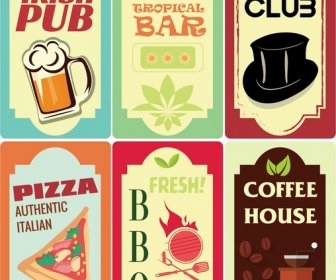 Signboard Collection Design With Various Vintage Styles