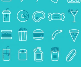 Simple Food Icons