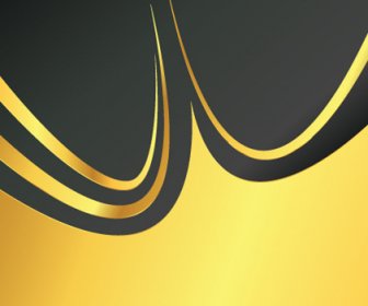 Simple Gold Art Background Vector