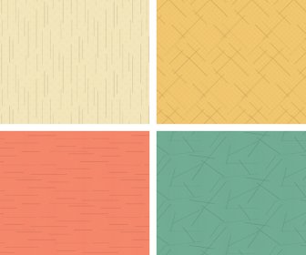 シンプルなライン パターン コレクション