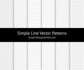 простые шаблоны векторных линий