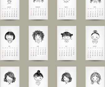Simple15 日曆卡向量圖形
