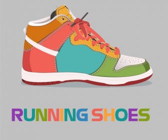 Sneakers Icon Illustration With Realistic Style