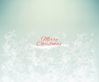 Snow Merry Christmas Background