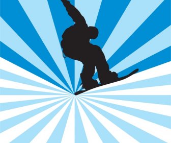 Vektor Snowboarder