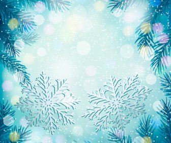 Snowy Vector Backgrounds Art 4
