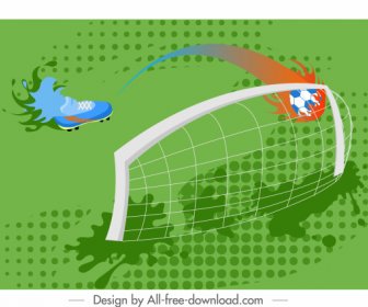 Fondo De Fondo Zapato Goal Ball Sketch Motion Design