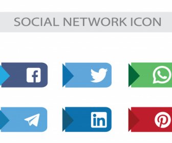 Ikon Media Sosial Ikon Jaringan Sosial Pak