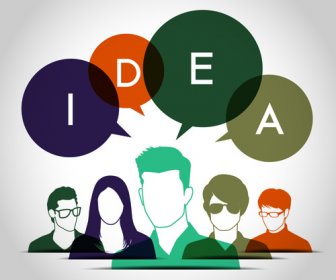Social Network And People Idea Business Background