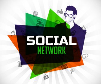Social Network And People Idea Business Background
