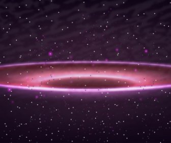 Space Background Black Hole Icon Shiny Spots Decoration