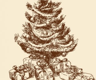Vetor De Elementos De Design De árvore De Natal Especial
